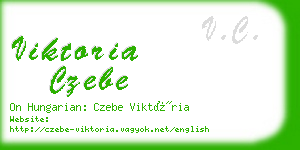 viktoria czebe business card